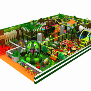 custom “green forest secret tribe” themed indoor playground equipment (复制)