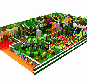 custom “green forest secret tribe” themed indoor playground equipment (复制)