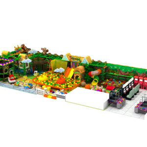 custom “forest town family fun zone” themed indoor playground equipment (复制)