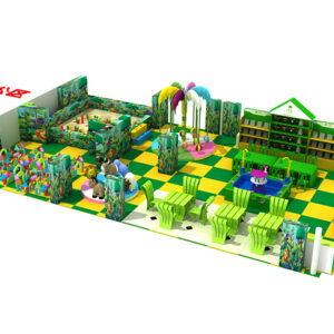 custom “jungle cute pets tea party” theme indoor playground equipment