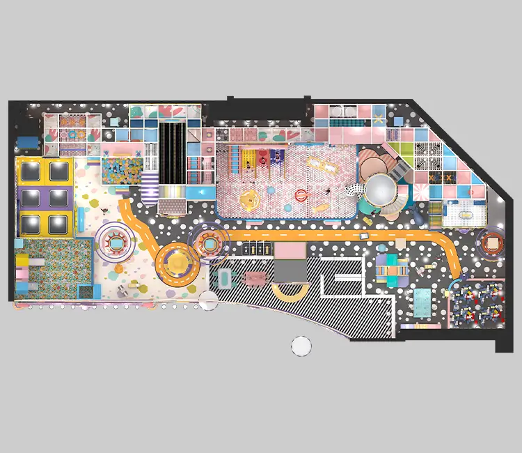 Indoor trampoline